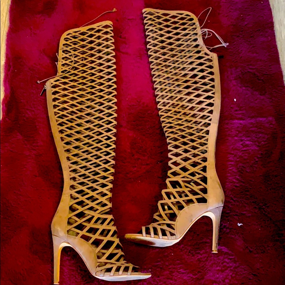 Vince Camuto Caged Over the Knee Boot